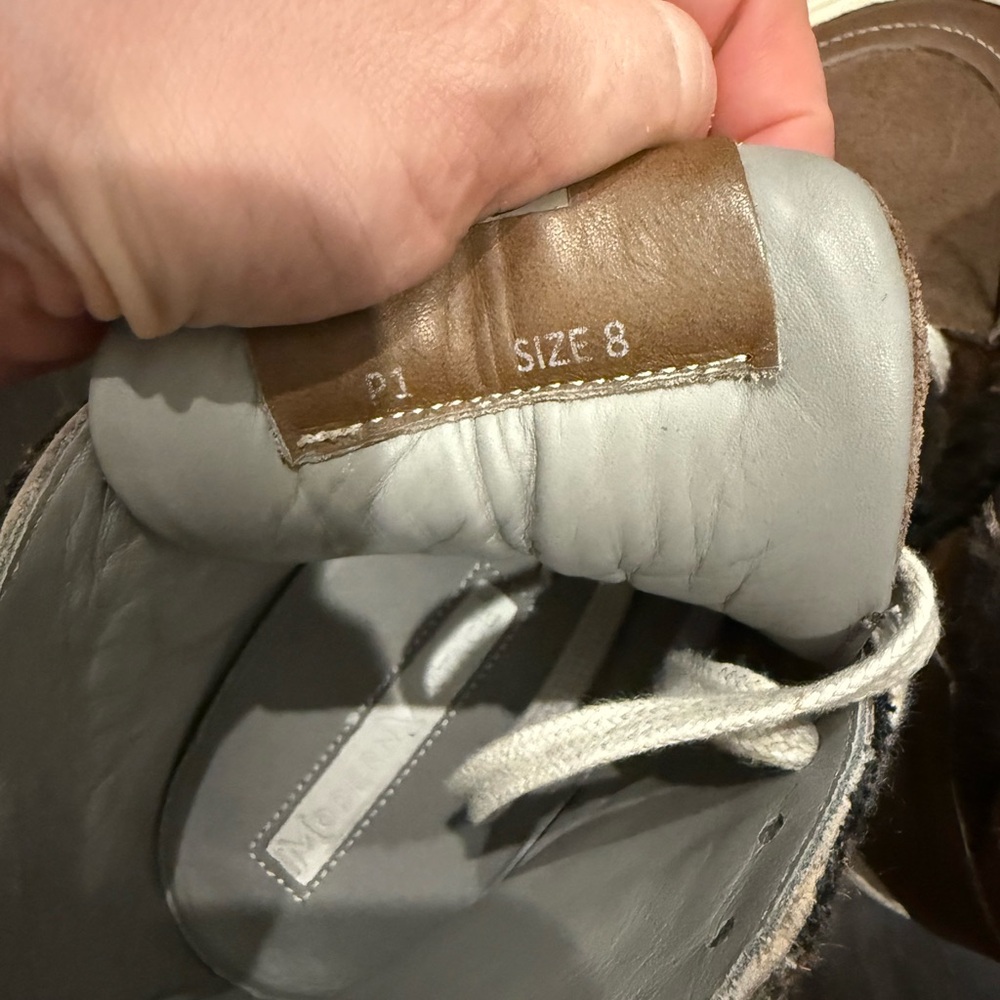 Modern Vintage Brown and Tan Athletic Shoes - Picture 2 of 6